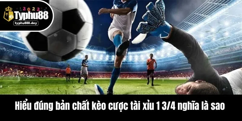 Hiểu đúng bản chất kèo cược tài xỉu 1 3/4 nghĩa là sao